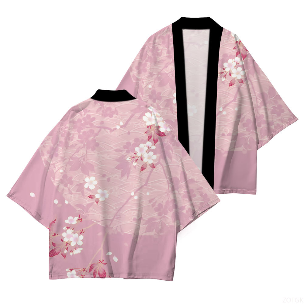 Embroidery Online - Vestido tradicional japonês kimono japonês flor