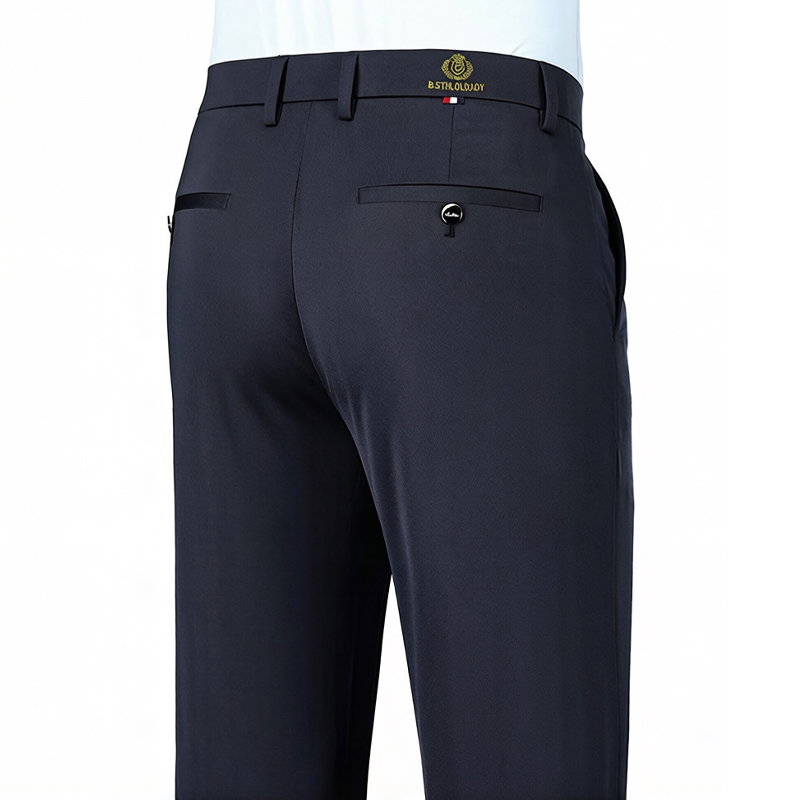 Embroidery Online - Calças Sociais Masculinas Elásticas 2026 da