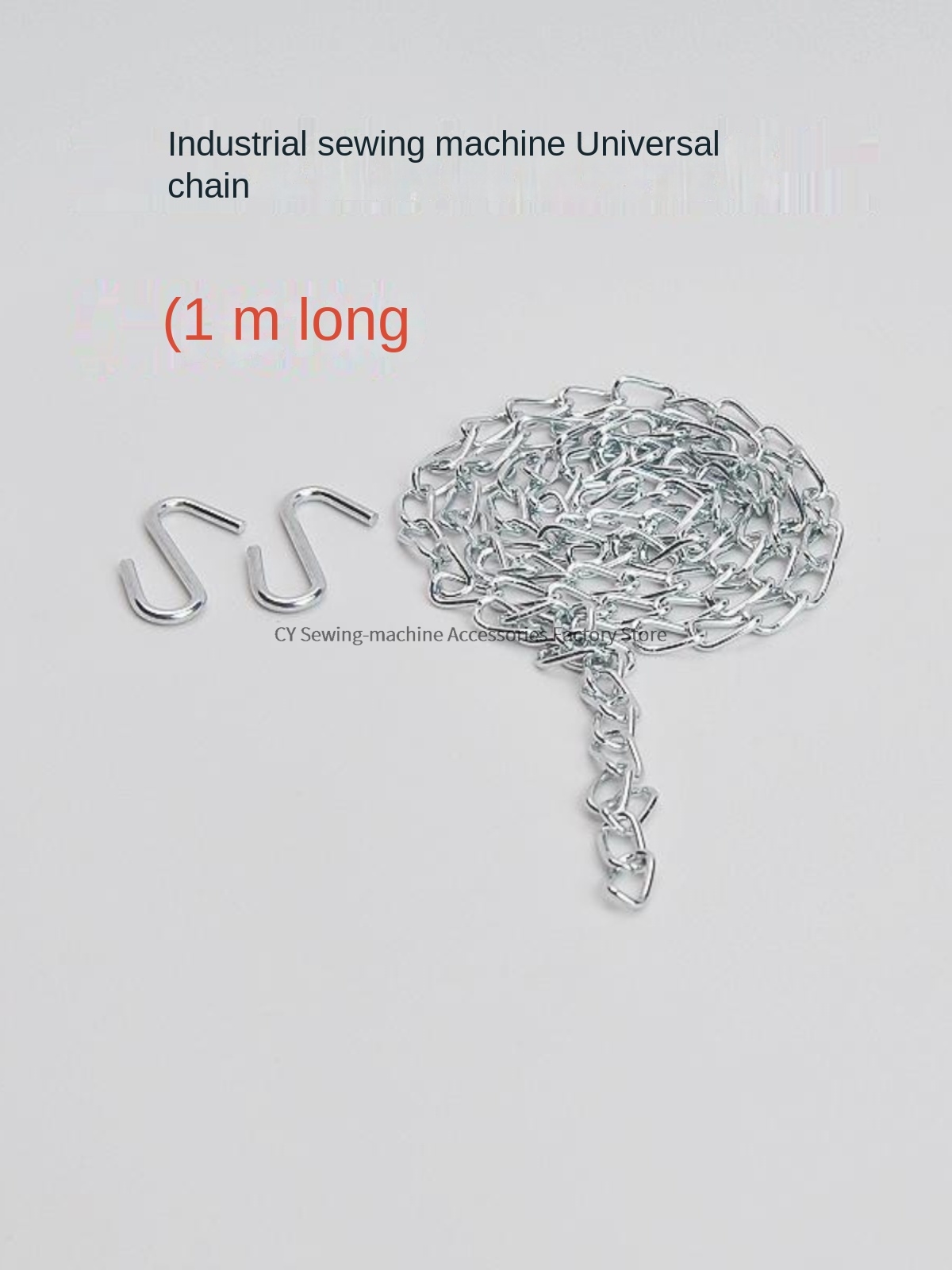 Embroidery Chain Stitch - Corrente de ferro de 1m com