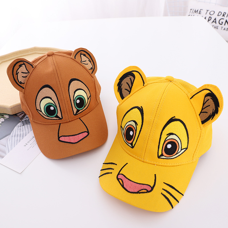 Embroidery Underlay - Disney-leão rei viseiras bonés de beisebol