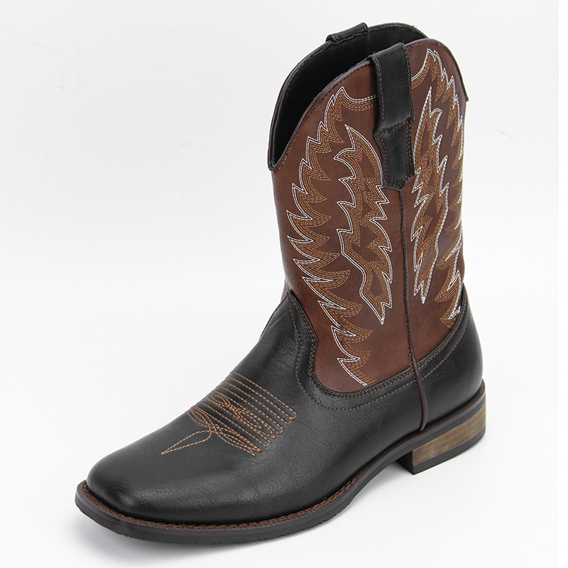 Embroidery Stitch - Botas Masculinas de Luxo, Design Exclusivo,