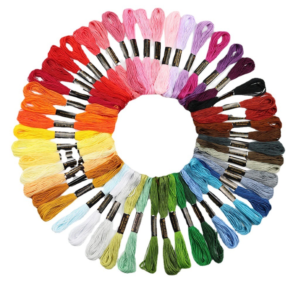 Embroidery Stitch - Fio de ponto cruz fixo de