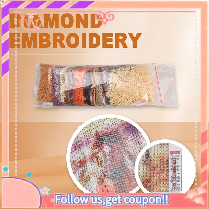 Embroidery Running Stitch - Atualizado broca completa quadrado diamante diy