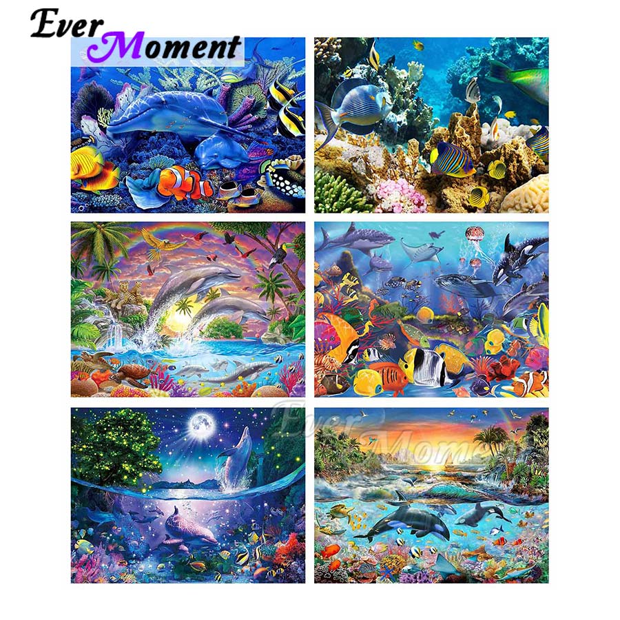 Embroidery World - Ever Moment Diamond Painting Underwater World