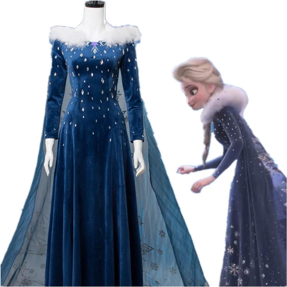Vestido de Cosplay da Elsa, Sa - Embroidery Skirt avaliação e preço