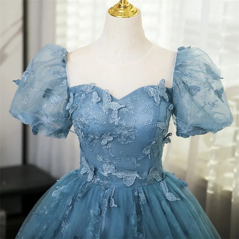 Novo Vestido de Noite Feminino - Embroidery Skirt avaliação e preço