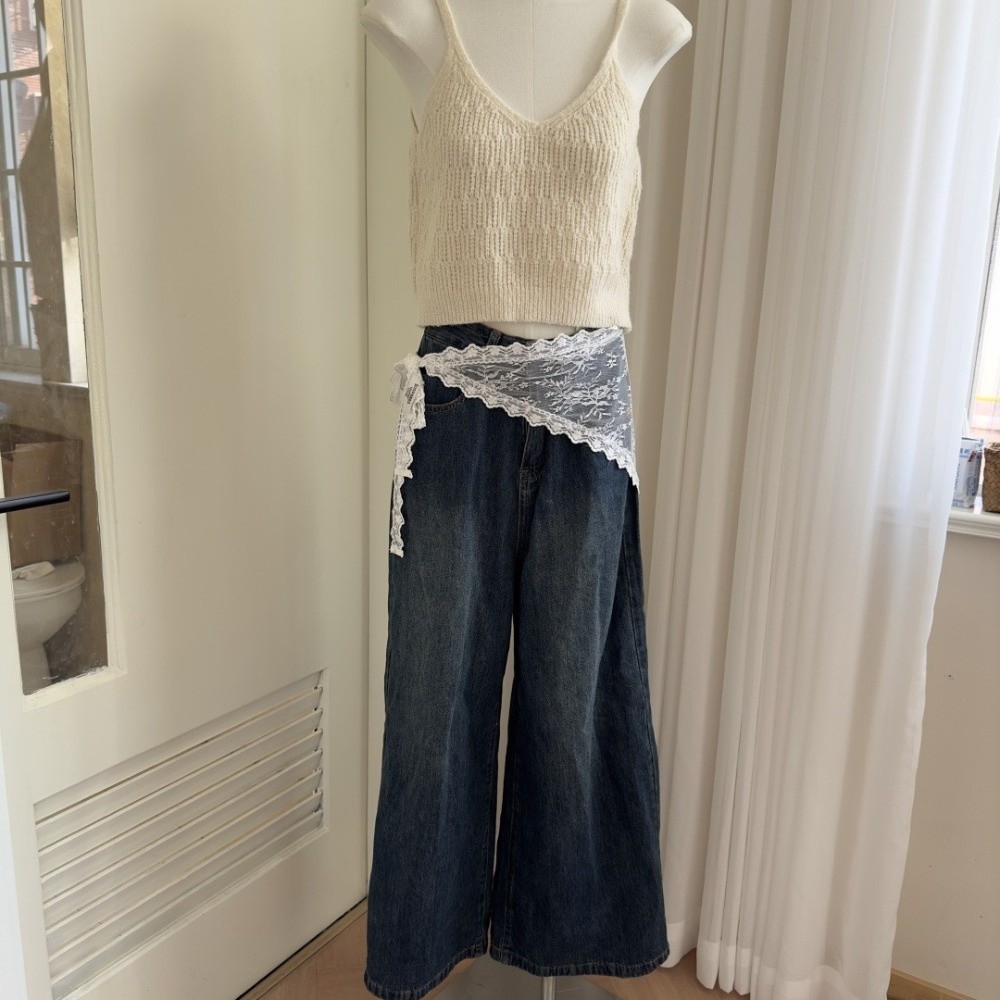 Avental Triangular Y2K Macio c - Embroidery Skirt avaliação e preço