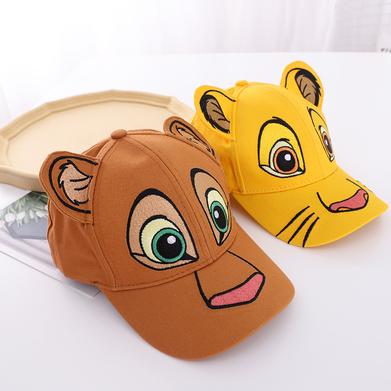 Disney-leão rei viseiras bonés - Embroidery Underlay avaliação e preço