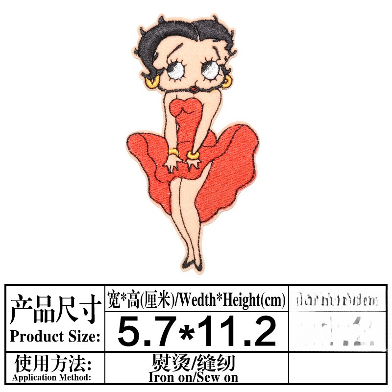 Patch Betty Boop com Estampa d - Embroidery Set avaliação e preço