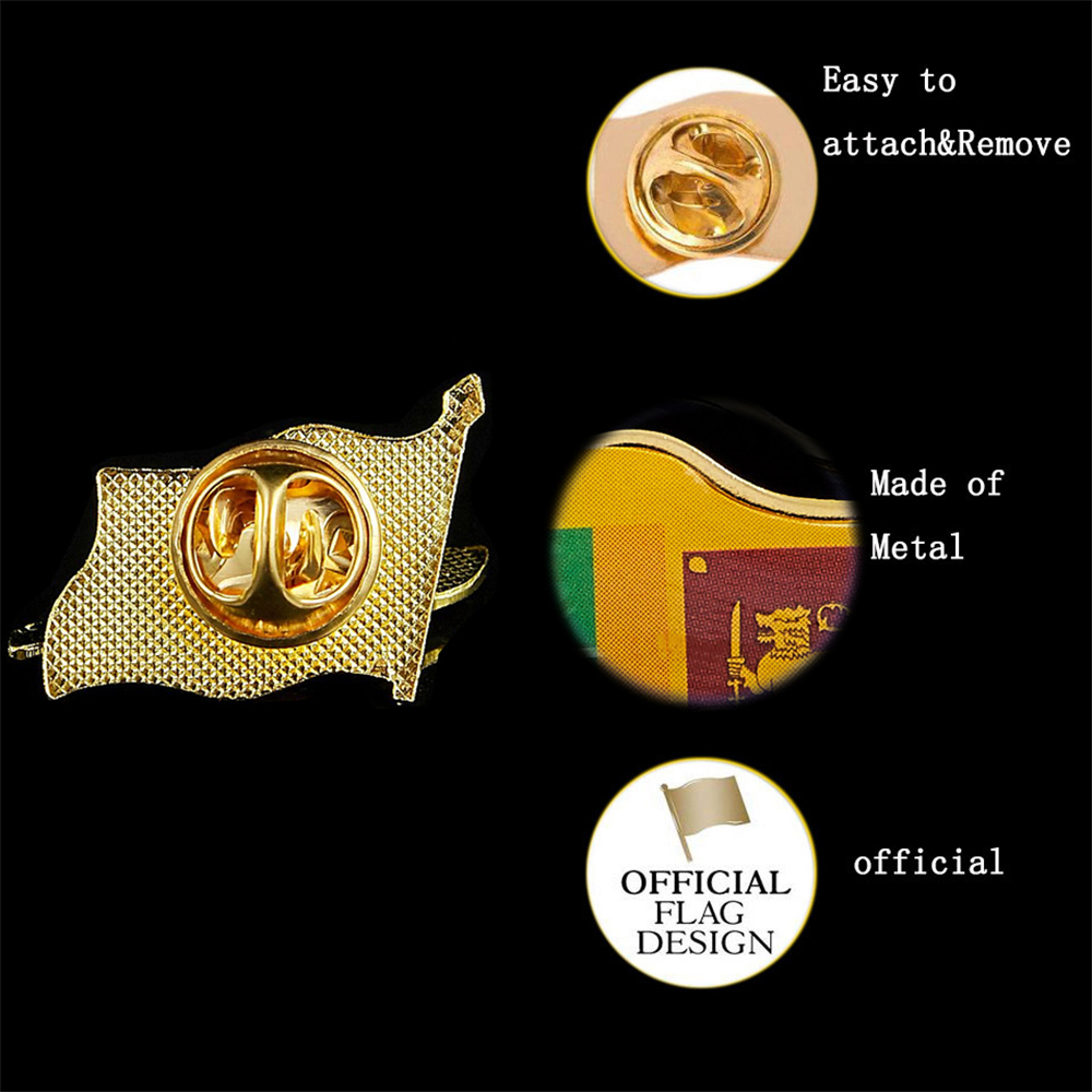Banhado a ouro Esmalte Lapel P - Embroidery World avaliação e preço