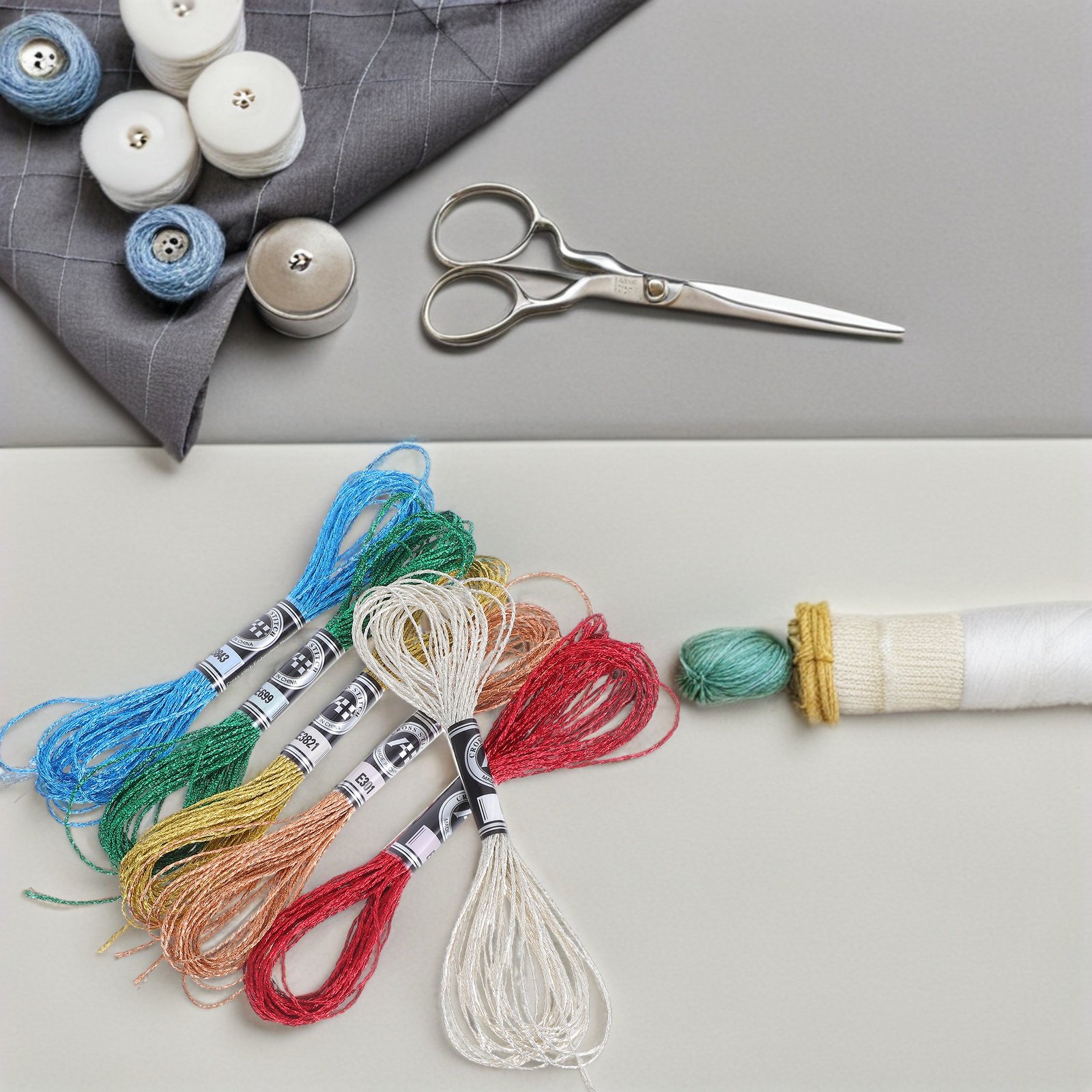 Conjunto de 6 Fios de Bordado  - Embroidery Stitch avaliação e preço
