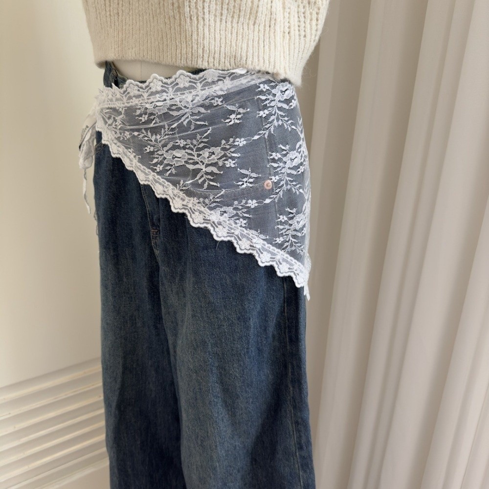 Acessórios de Moda Y2K: Aventa - Embroidery Skirt avaliação e preço