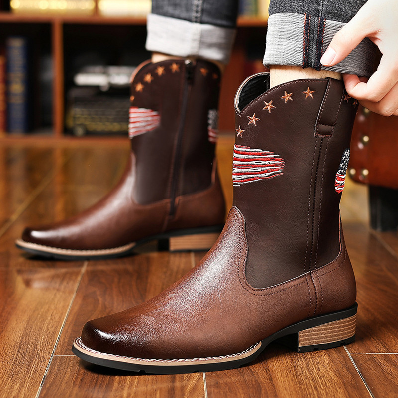 Novas Botas Masculinas de Marc - Embroidery Stitch avaliação e preço