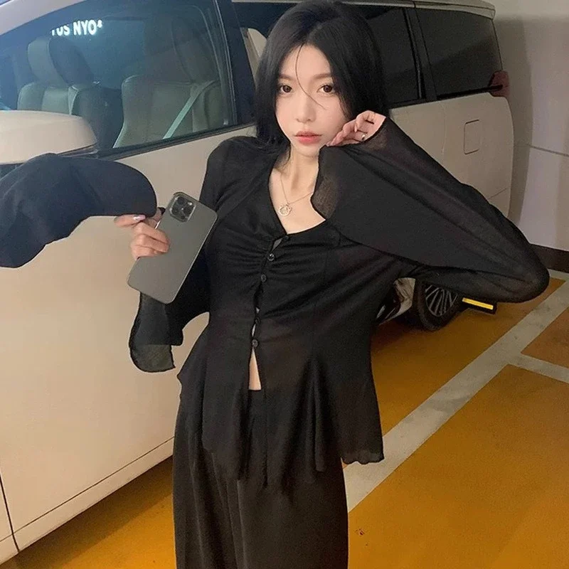 Blusa Transparente com Manga F - Embroidery Shirt avaliação e preço