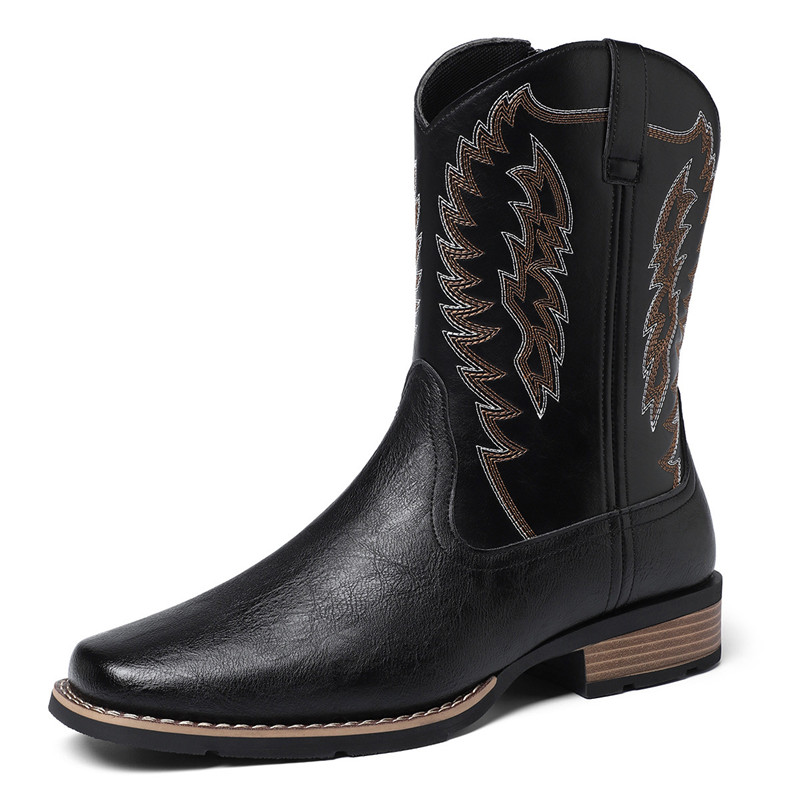 Botas Masculinas de Cano Alto  - Embroidery Stitch avaliação e preço