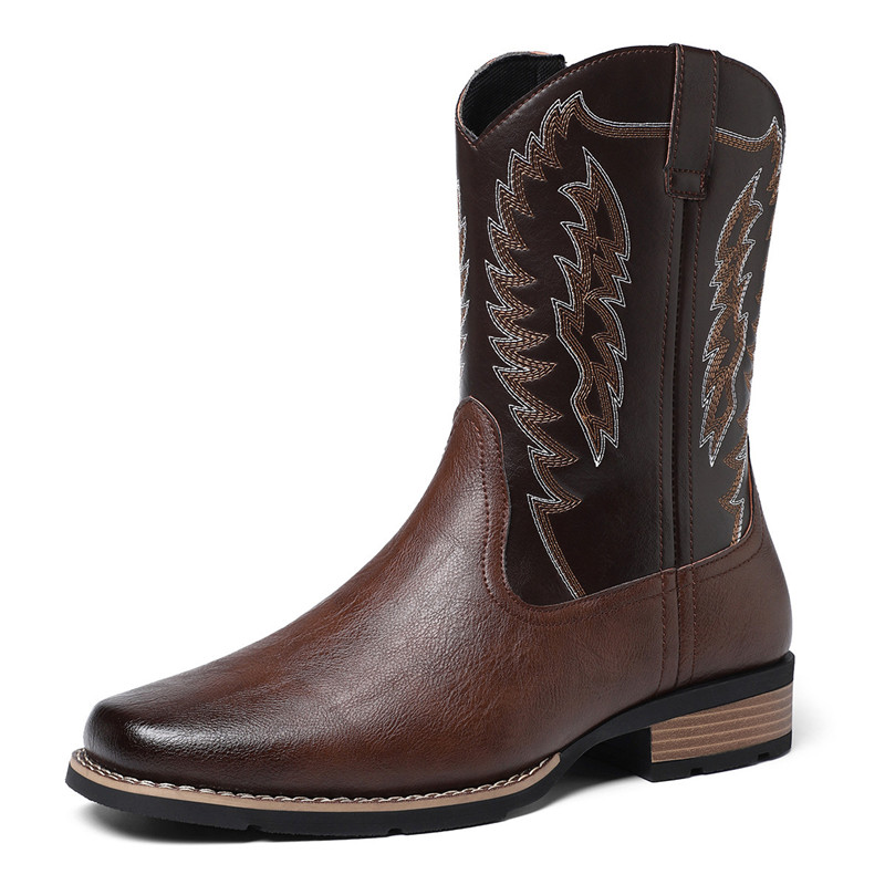 Botas Masculinas de Cano Alto  - Embroidery Stitch avaliação e preço