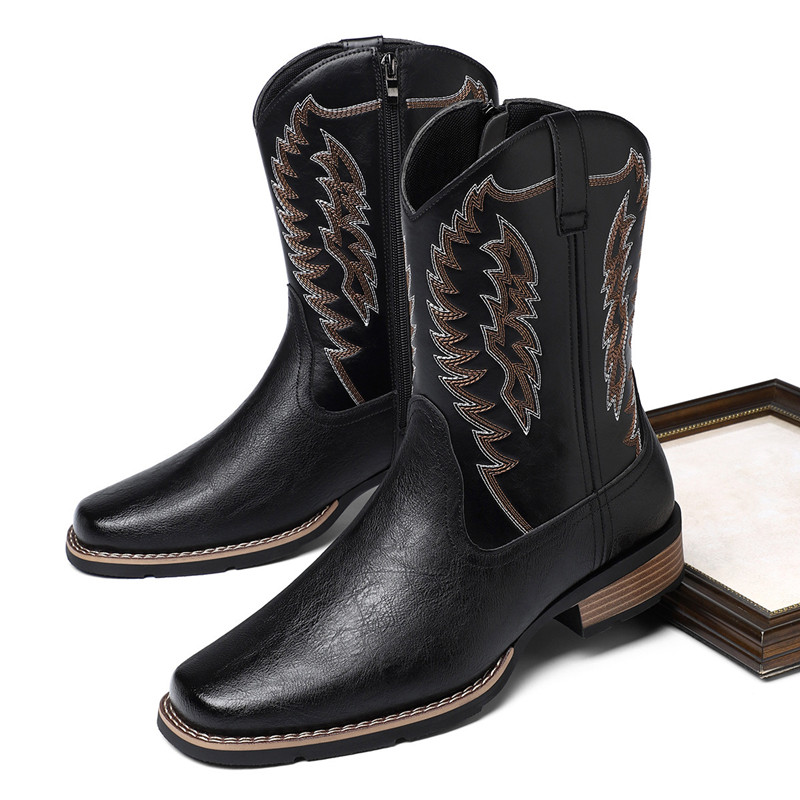 Botas Masculinas de Cano Alto  - Embroidery Stitch avaliação e preço