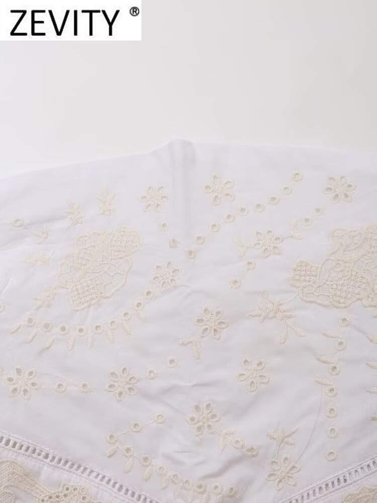 Zevity-Strapless Hollow Out Bl - Embroidery Online avaliação e preço