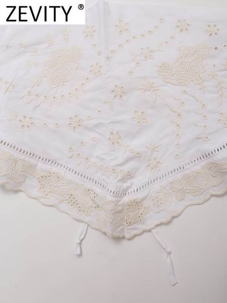 Zevity-Strapless Hollow Out Bl - Embroidery Online avaliação e preço