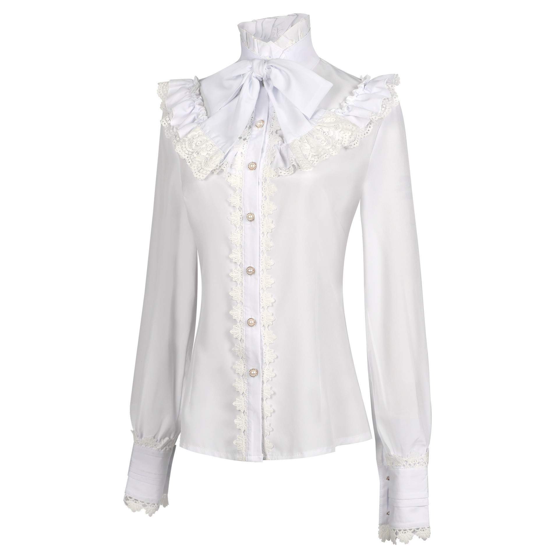 Nova Chegada: Camisa Gótica Vi - Embroidery Shirt avaliação e preço
