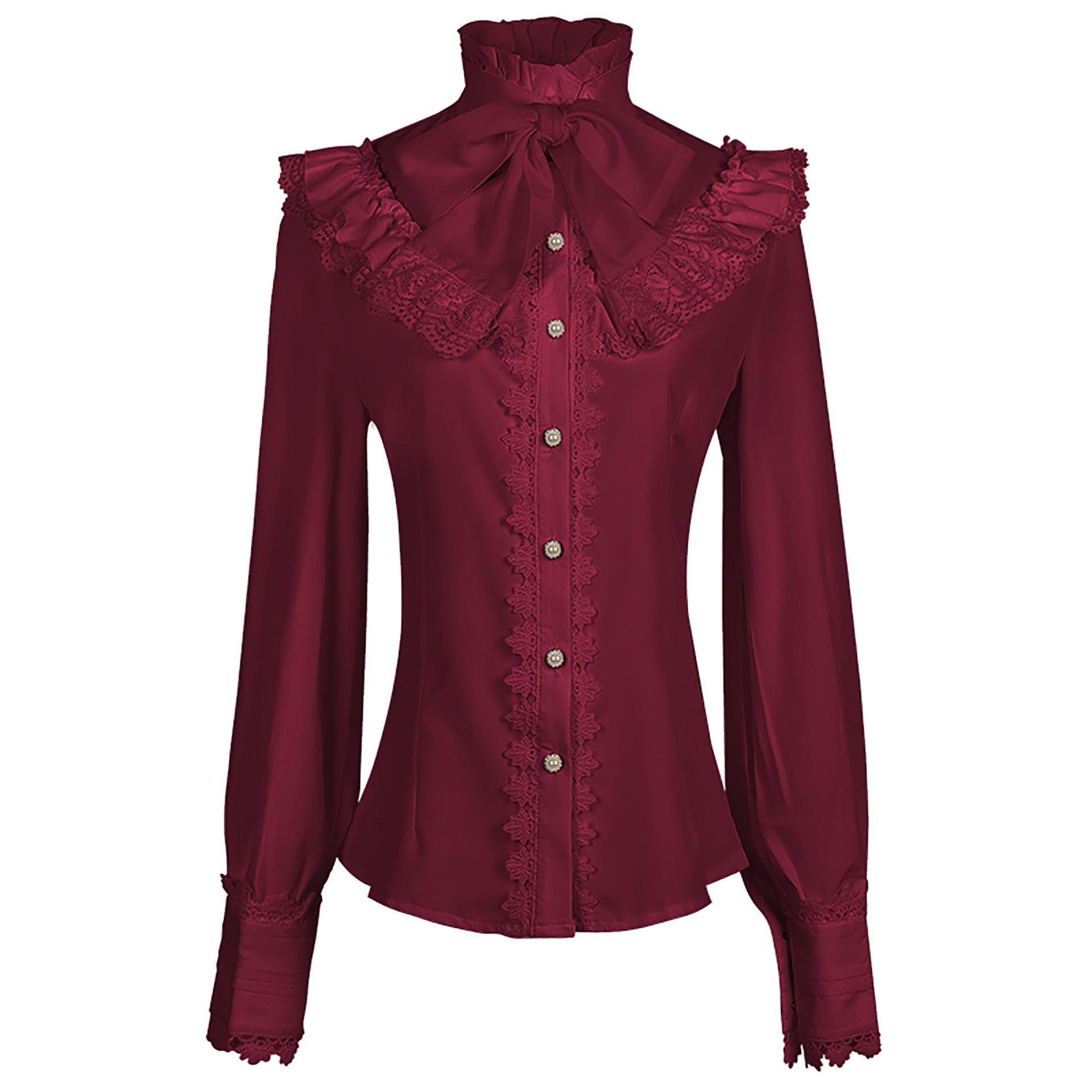 Nova Chegada: Camisa Gótica Vi - Embroidery Shirt avaliação e preço
