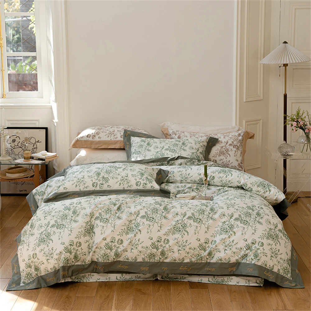 Conjunto de Cama Americano Pre - Embroidery Quilt Cover avaliação e preço