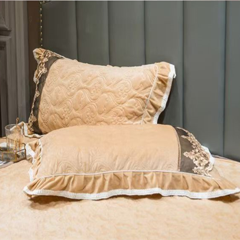 Luxo europeu cristal veludo ac - Embroidery Quilt Cover avaliação e preço