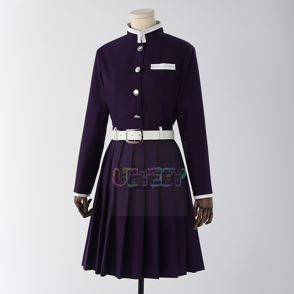 Ueteey cos tsuyuri kanao cospl - Embroidery Skirt avaliação e preço