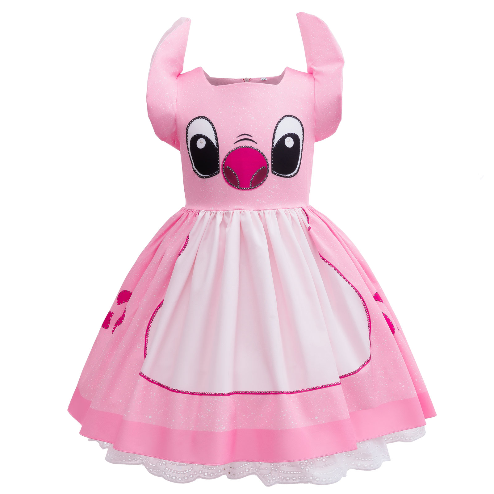 Vestido de Princesa Rosa Disne - Embroidery Online avaliação e preço